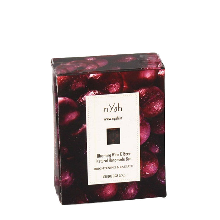 Buy nYah Blooming Wine & Beer Handmade Natural Soap (100 g) - Purplle