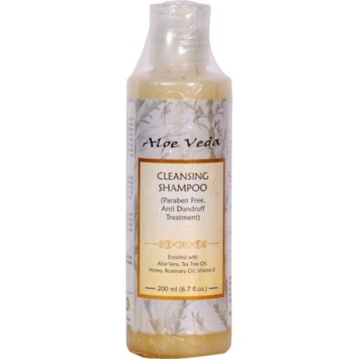 Buy Aloe Veda Cleansing Shampoo Paraben Free Anti Dandruff Treatment 200 ml - Purplle