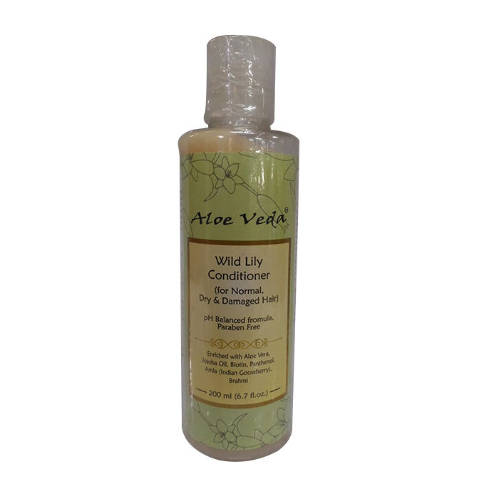 Buy Aloe Veda Wild Lily Conditioner For Normal Dry Damaged Hair 200 ml - Purplle