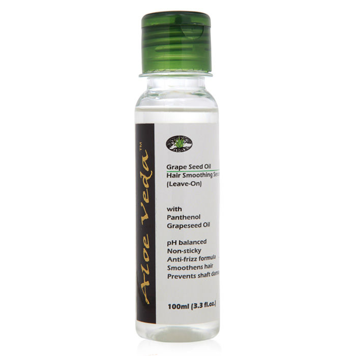 Buy Aloe Veda Grape Seed Oil Smoothing Hair Serum LeaveOn 100 ml - Purplle