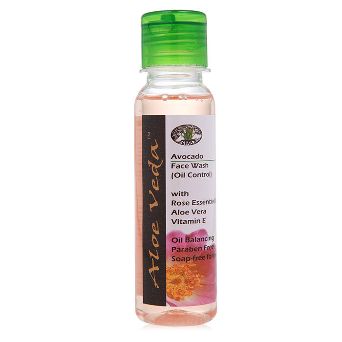 Buy Aloe Veda Avocado Wild Rose Oil Control Face Wash 100 ml - Purplle