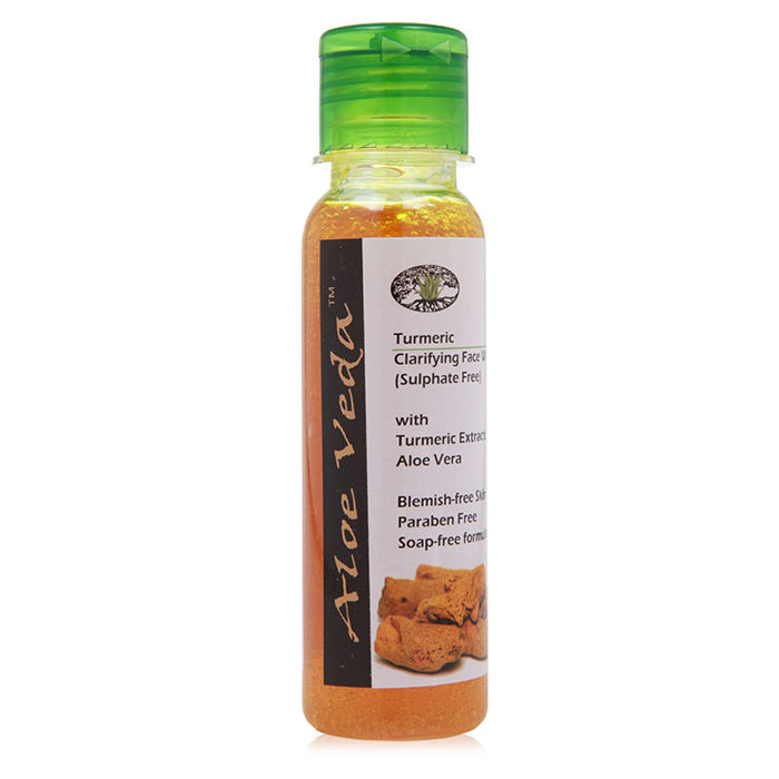 Buy Aloe Veda Turmeric Clarifying Face Wash 100 ml - Purplle