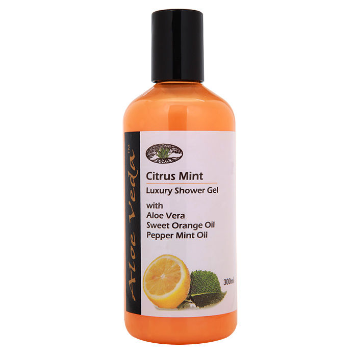 Buy Aloe Veda Citrus Mint Luxury Shower Gel 300 ml - Purplle