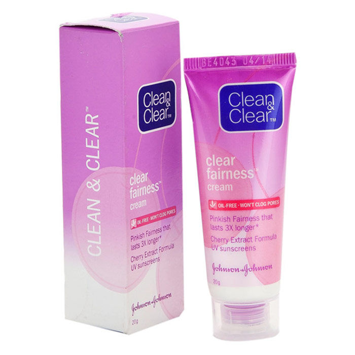 Buy Clean & Clear Clear Fairness Cream (20 g) - Purplle