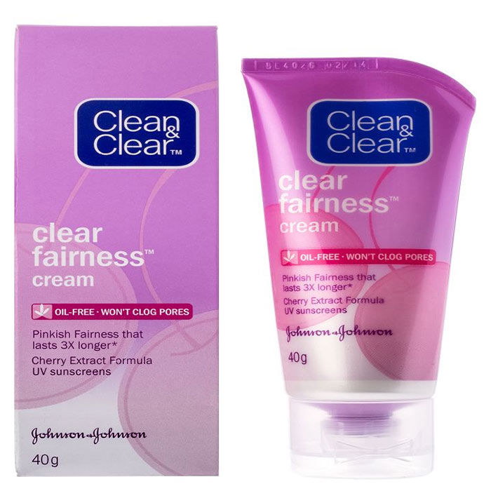Buy Clean & Clear Clear Fairness Cream (40 g) - Purplle