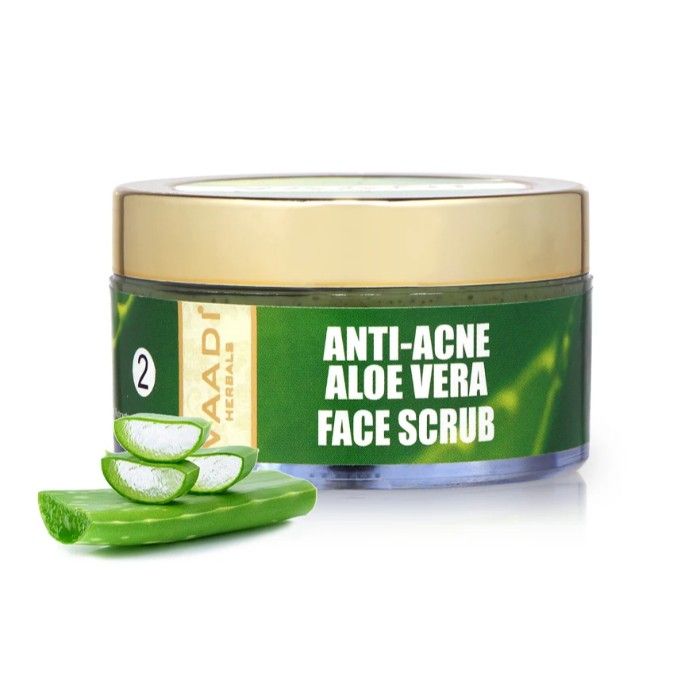 Buy Vaadi Herbals Anti Acne Aloe Vera Face Scrub (50 g) - Purplle