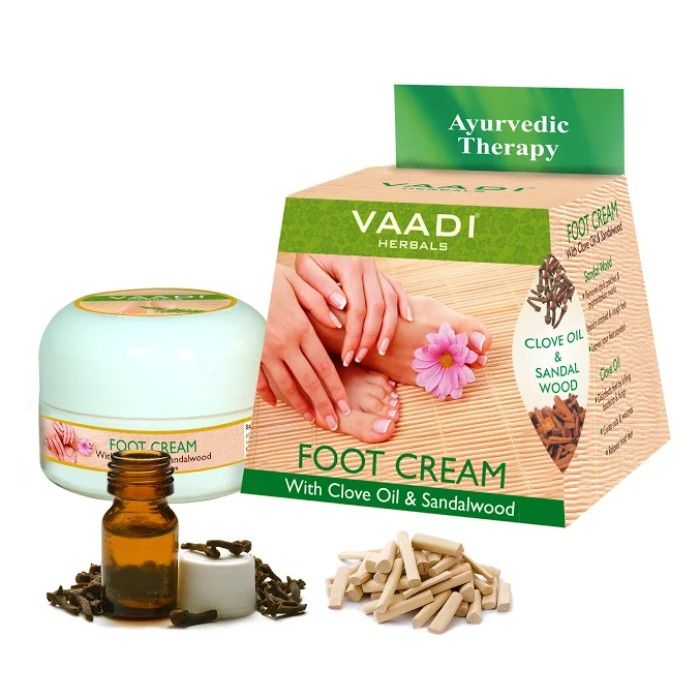 Buy Vaadi Herbals Foot Cream With Clove & Sandalwood Oil (30 ml) - Purplle