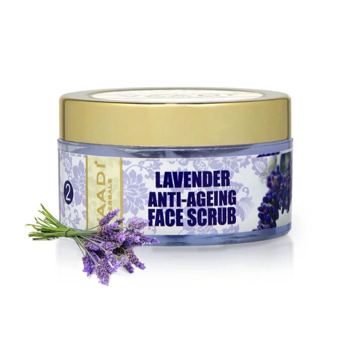 Buy Vaadi Herbals Lavender Anti-Ageing Face Scrub (50 g) - Purplle