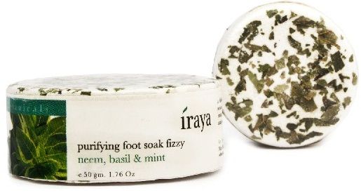 Buy Iraya Purifying Foot Soak Fizzy- Neem, Basil & Mint (20 g) - Purplle