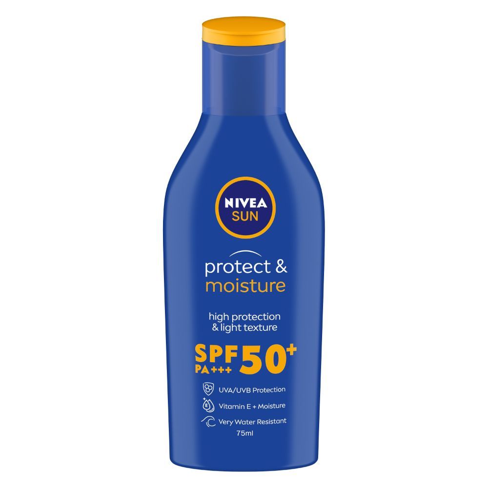 Buy NIVEA Sun Moisturising Lotion SPF 50 75ml - Purplle