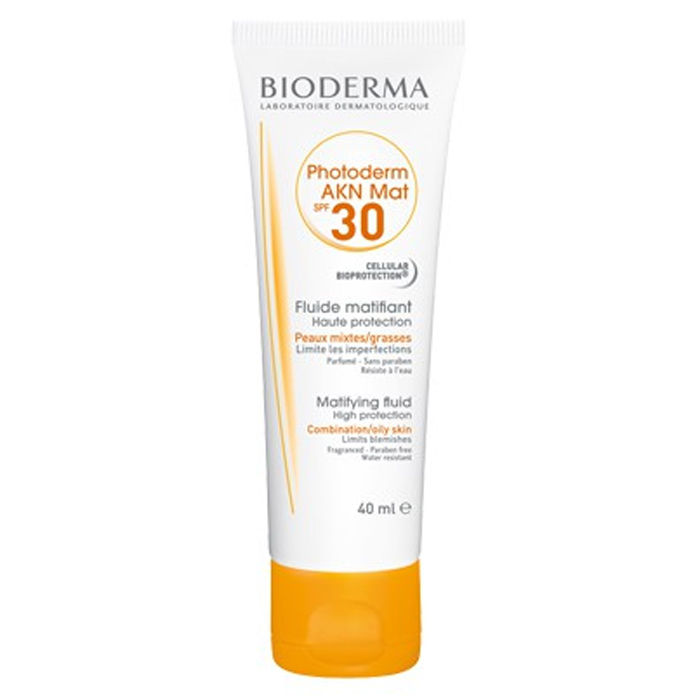 Buy Bioderma Photoderm AKN Mat SPF 30 Matifying Fluid High Protection (40 ml) - Purplle