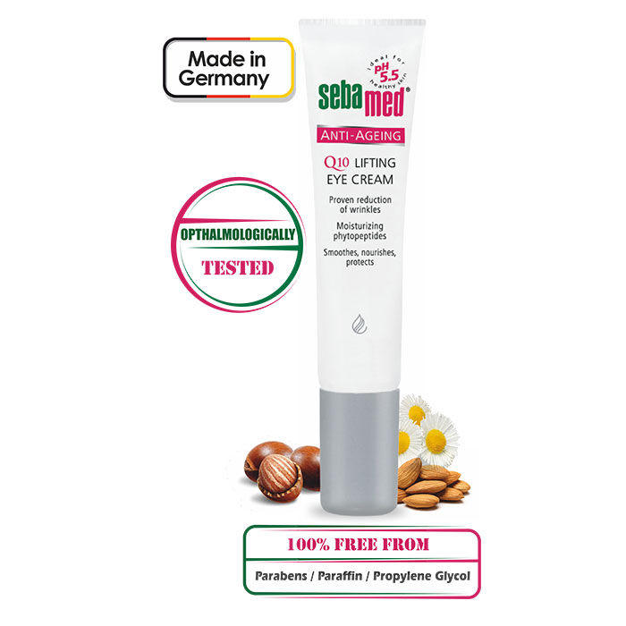 Buy Sebamed Anti-Ageing Q10 Lifting Eye Cream 15 ml|With phytopeptides|Less Wrinkles in 28 days - Purplle