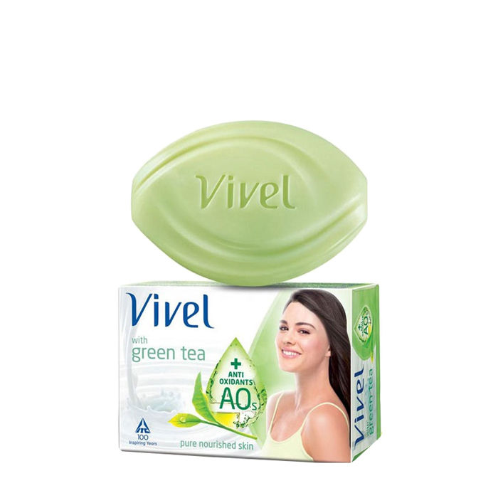 Buy Vivel Green Tea Soap (100 g) (Pack of 3) - Purplle