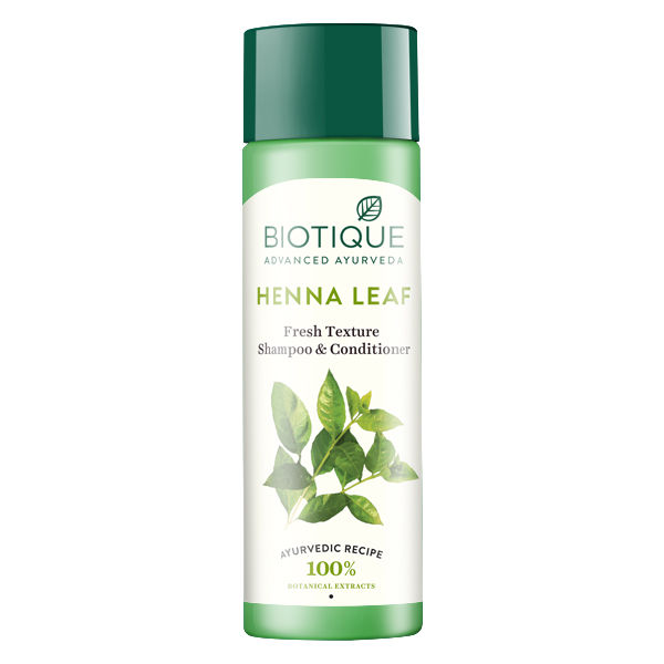 Buy Biotique Bio Henna Leaf Fresh Texture Shampoo & Conditioner (190 ml) - Purplle