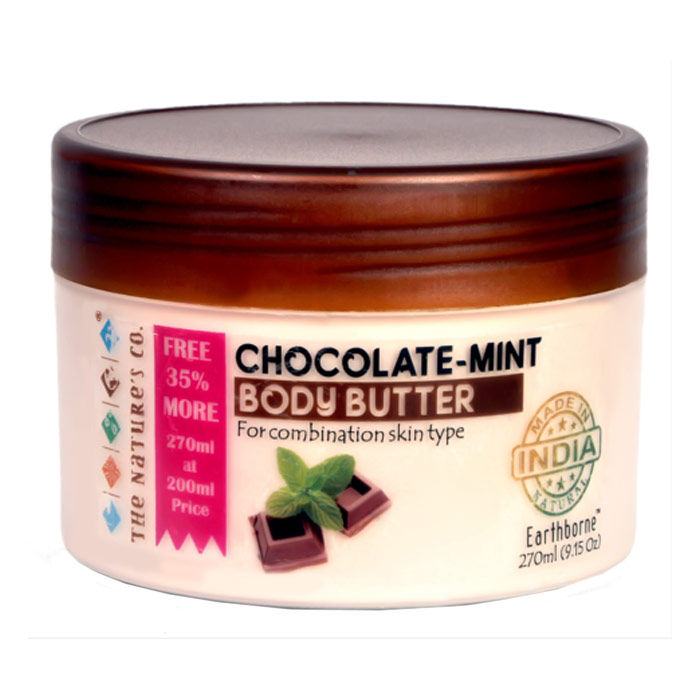 Buy The Natures Co. Chocolate Mint Body Butter (200 ml) - Purplle