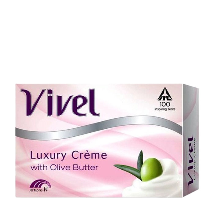 Buy Vivel Luxury Creme Olive Butter Soap (100 g) (Pack of 4) - Purplle