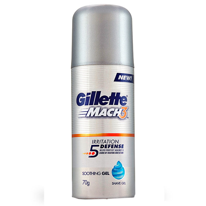 Buy Gillette Mach3 Irritation Defense Pre Shave Gel (70 g) - Purplle