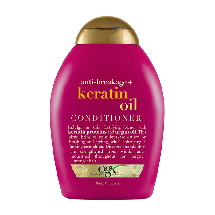 Buy OGX (Organix) Anti-Breakage Keratin Oil Conditioner (385 ml) - Purplle