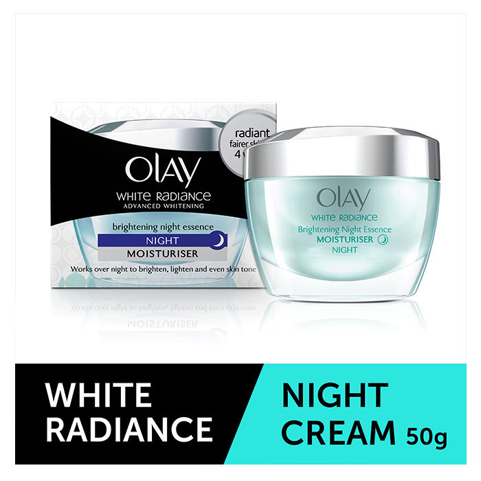 Buy Olay White Radiance Advanced Whitening Brightening Intensive Night Skin Cream (50 g) - Purplle