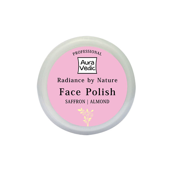 Buy Auravedic Salon Professional Radiance by Nature Face Polish with Saffron Almond (50 g) - Purplle