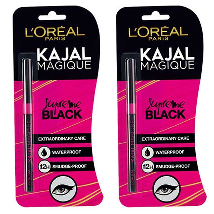 Buy L'Oreal Paris Kajal Magique (0.35 g) (Pack Of 2) - Purplle
