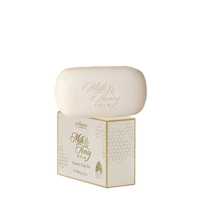 Buy Oriflame Milk & Honey Gold Creamy Soap Bar (100 g) - Purplle
