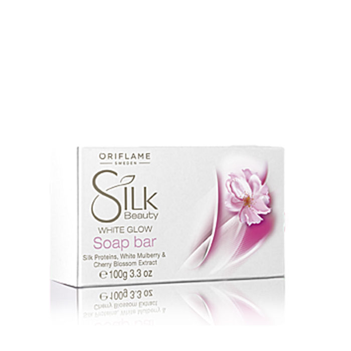 Buy Oriflame Silk Beauty White Glow Soap Bar (100 g) - Purplle