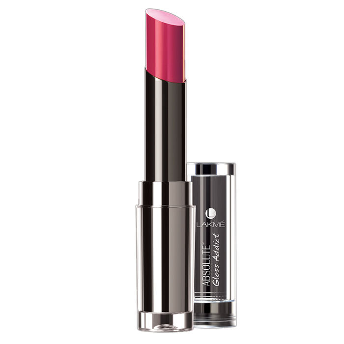 Buy Lakme Absolute Gloss Addict Lipstick Pink Temptation 7 (4 ml) - Purplle