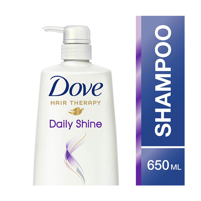 Buy Dove Daily Shine Shampoo (650 ml) - Purplle