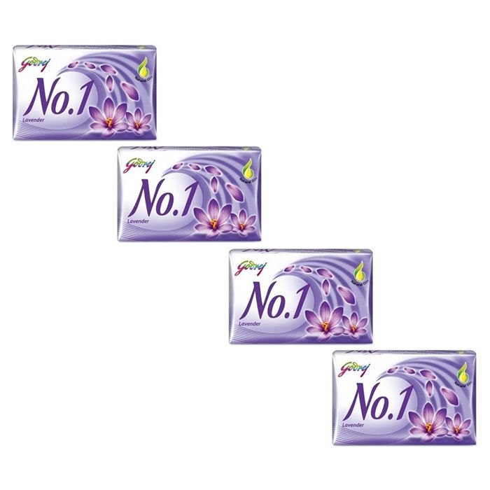 Buy Godrej No.1 Lavender Soap (100 g) (Pack of 4) - Purplle