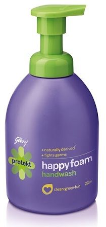 Buy Protekt Happy Foam Hand Wash (250 ml) - Purplle