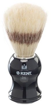 Buy Kent Black Socket Pure White Bristle Badger Effect Shaving Brush VS60 - Purplle