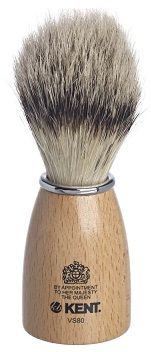 Buy Kent Wooden Socket Small Pure Bristle Badger Effect Shaving Brush VS80 - Purplle
