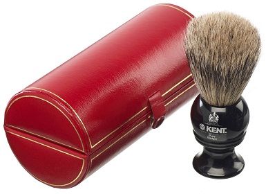 Buy Kent Premium 1 Pure Grey Badger Hair Medium Head Shaving Brush BLK2 - Purplle