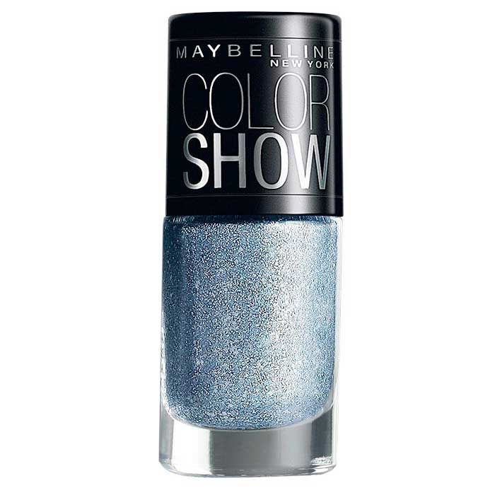 Buy Maybelline New York Color Show Nail Polish Glam Bling On The Blue 608 - Purplle