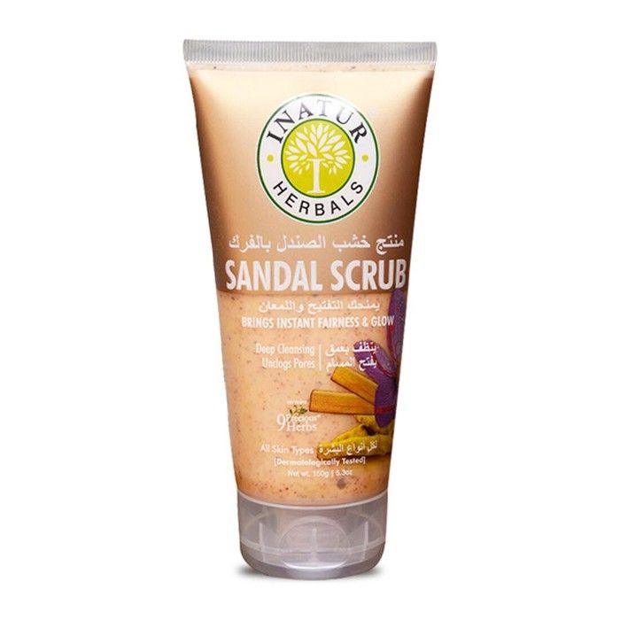 Buy Inatur Sandal Scrub (150 g) - Purplle