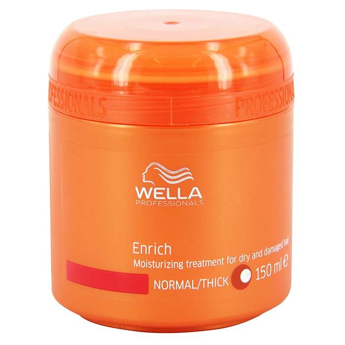 Buy Wella Professionals Enrich Moisturizing Treatment For Dry & Damaged Hair (150 ml) - Purplle