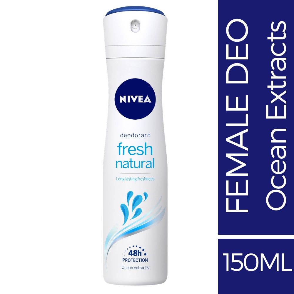 Buy Nivea Deodorant, Fresh Natural, Women (150 ml) - Purplle