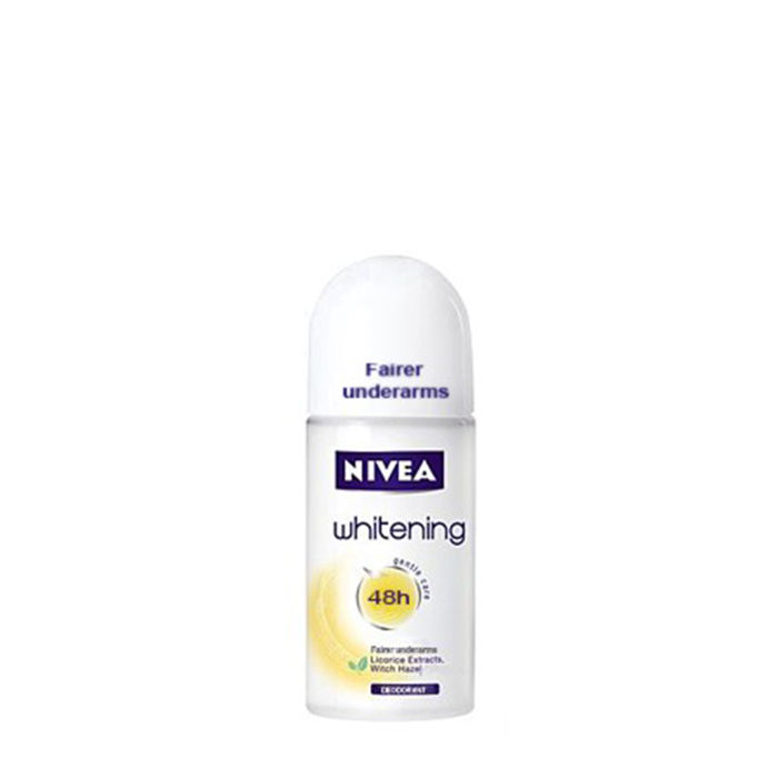 Buy Nivea Whitening Deodorant Anti Perspirant Roll On (50 g) - Purplle