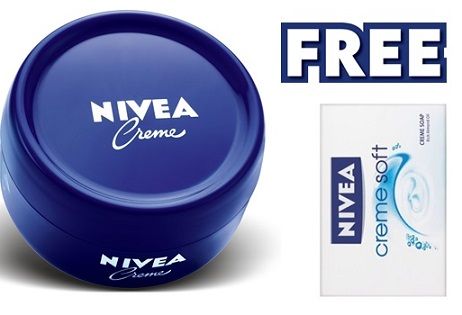 Buy Nivea Creme (100 ml) + Free Nivea Soap (75 g) - Purplle