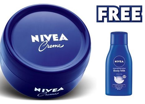Buy Nivea Creme (200 ml)+Free Nivea Smooth Milk (35 ml) - Purplle