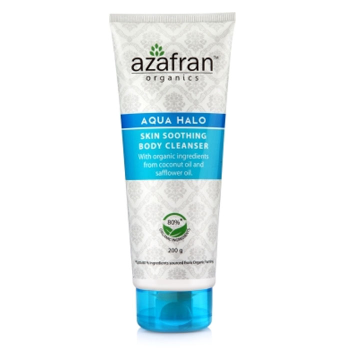 Buy Azafran Organics Aqua Halo Skin Soothing Body Cleanser (200 g) - Purplle