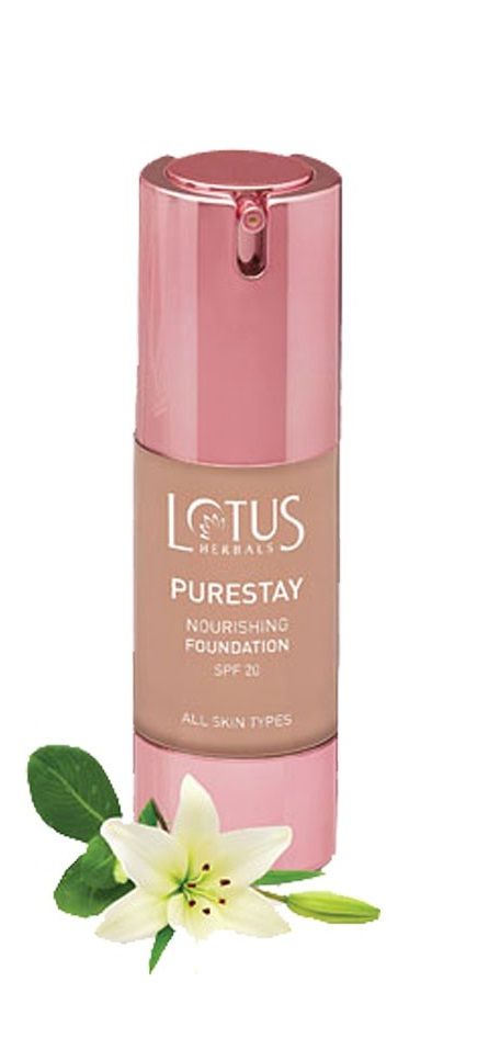 Buy Lotus Make-Up Ecostay Long Lasting Foundation SPF-20 Almond - Purplle