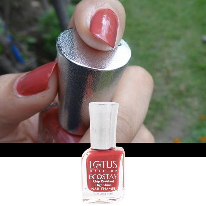 Buy Lotus Make-Up Ecostay Nail Enamel Love N Blush | Easy to Apply | Glossy Finish | 10ml - Purplle