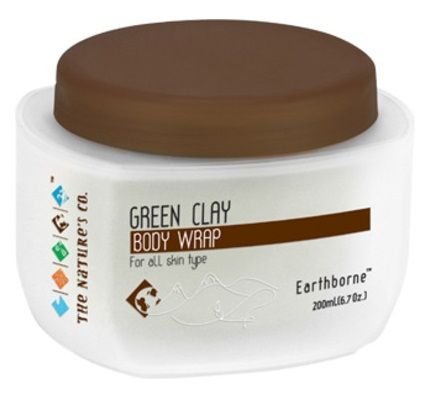 Buy The Natures Co. Green Clay Body Wrap (200 ml) - Purplle