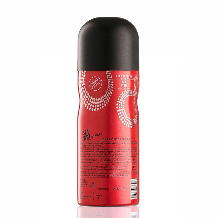 Buy Set Wet Infinity Devil Body Spray (120 ml) - Purplle