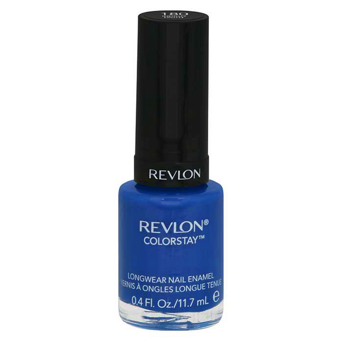 Buy Revlon ColorStay Long Wear Nail Enamel Indigo Night 180 11.7 ml - Purplle
