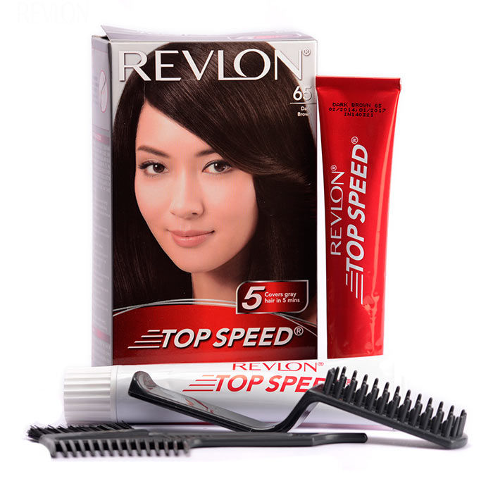 Buy Revlon Top Speed Hair Color - Woman Dark Brown 65 40 g - Purplle