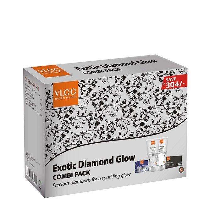 Buy VLCC Exotic Diamond Glow Combi Pack - Purplle