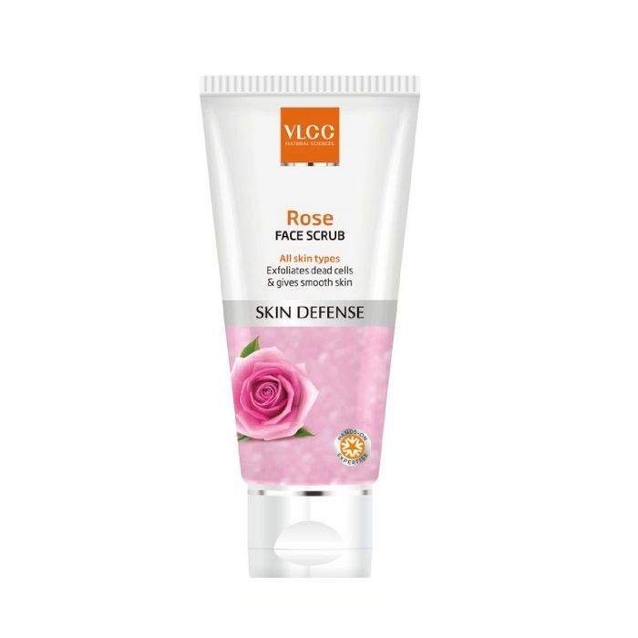 Buy VLCC Skin Defense Rose Face Scrub (80 g) - Purplle